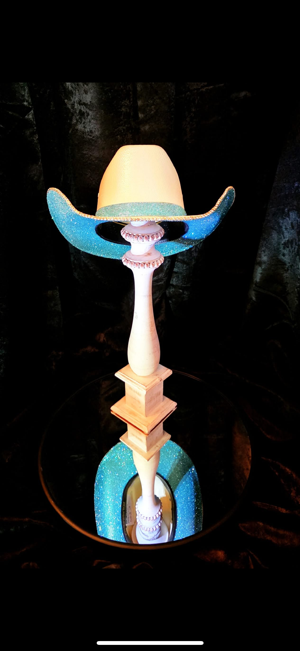 Feelin Royal Straw Teal 7 1/4