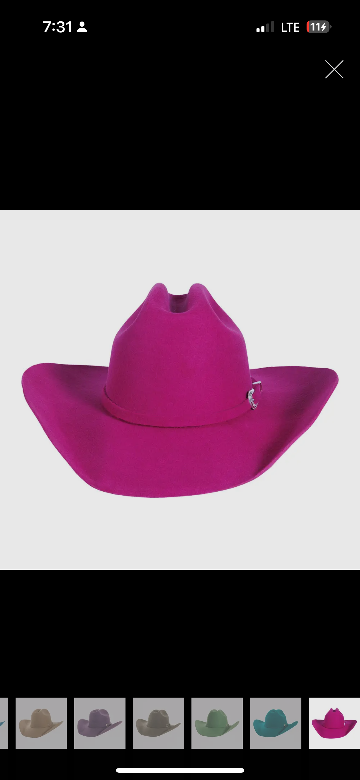 American Hat Makers Pink Medium