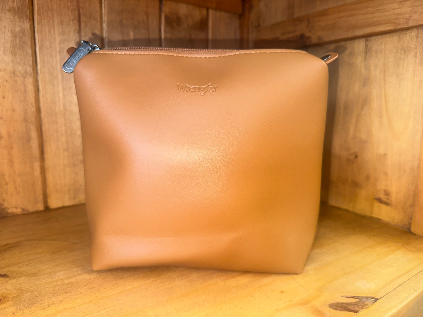 Wrangler W Pocket Tote Set – Brown