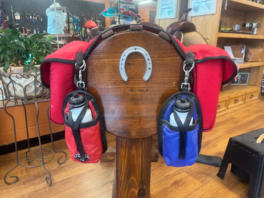 Used Big Horn Saddle Bags with Bottle Holders
