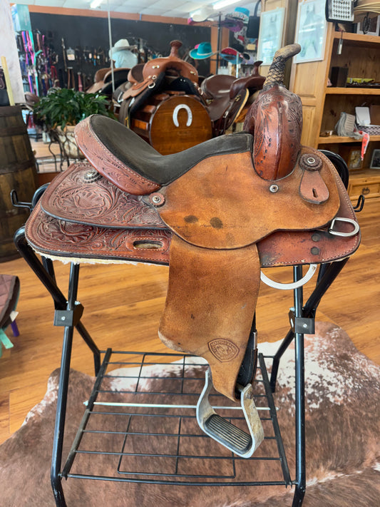 13” TexTan Barrel Barrel Saddle Used