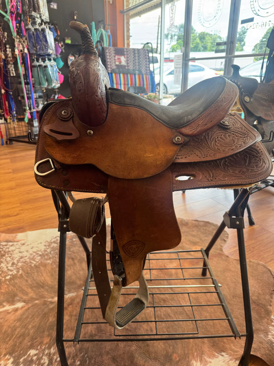 13” TexTan Barrel Barrel Saddle Used