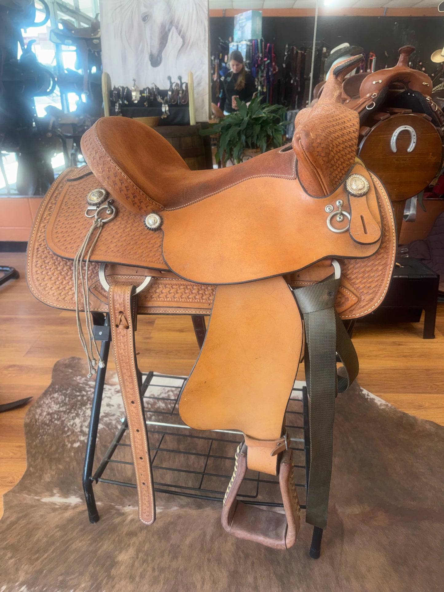 16” Custom Frank Foster Mule Saddle