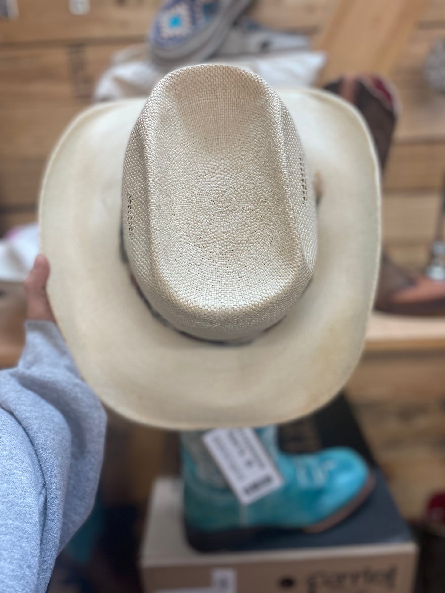 Resistol Straw Best All-Around Cowboy Hat 7 3/8 (Vintage)