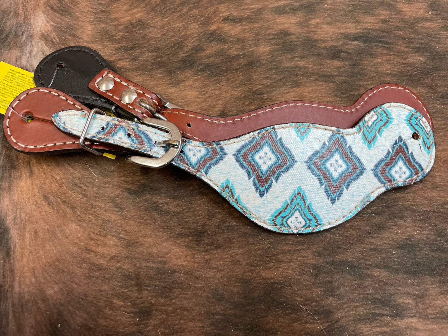 Showman Ladies Printed Spur Straps