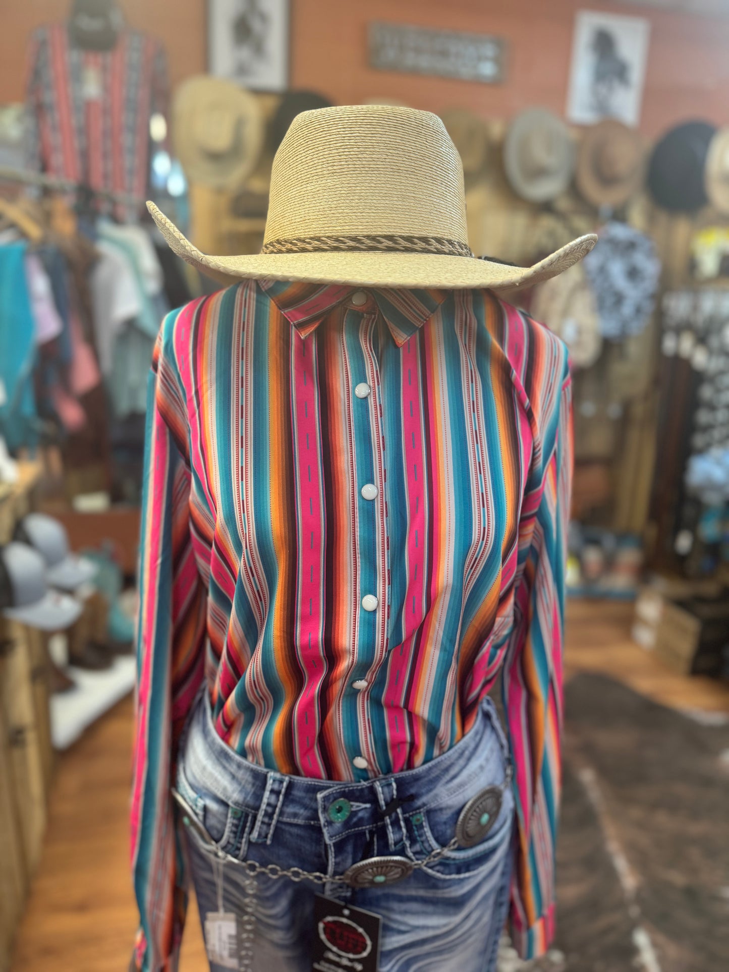Roper - Womens Straw Palm Cowgirl Hat