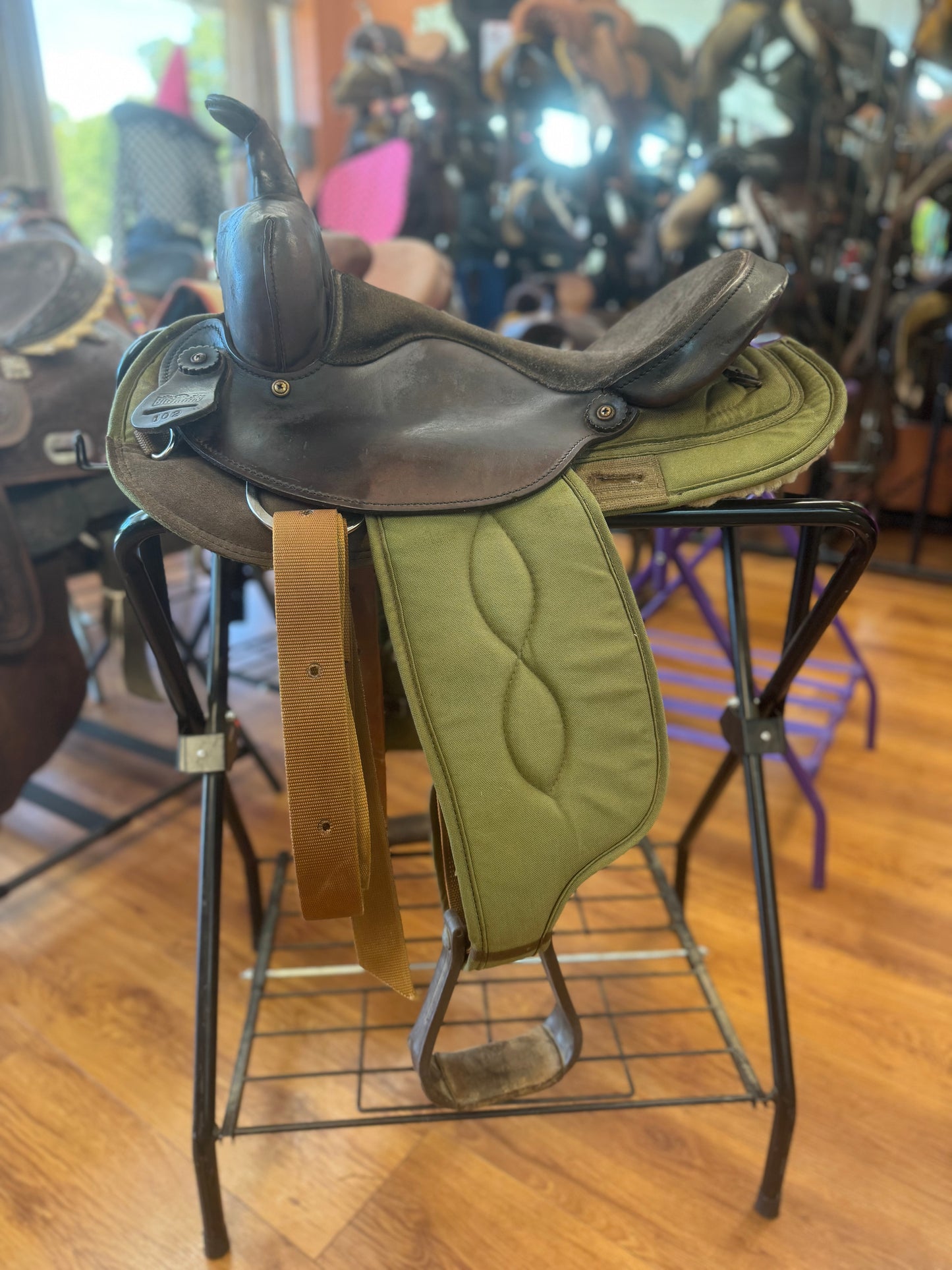 15" Big Horn Hybrid Western Saddle #007