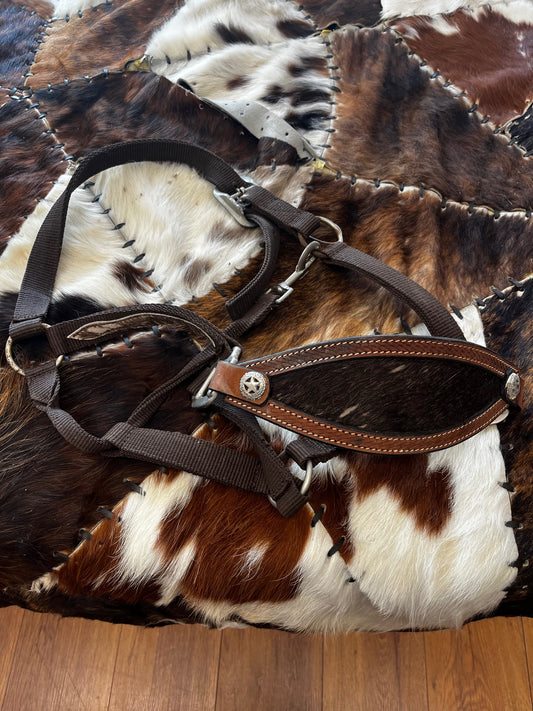 Halter, cowhide brow #tkh