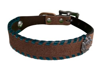 Showman Leather Dog Collar