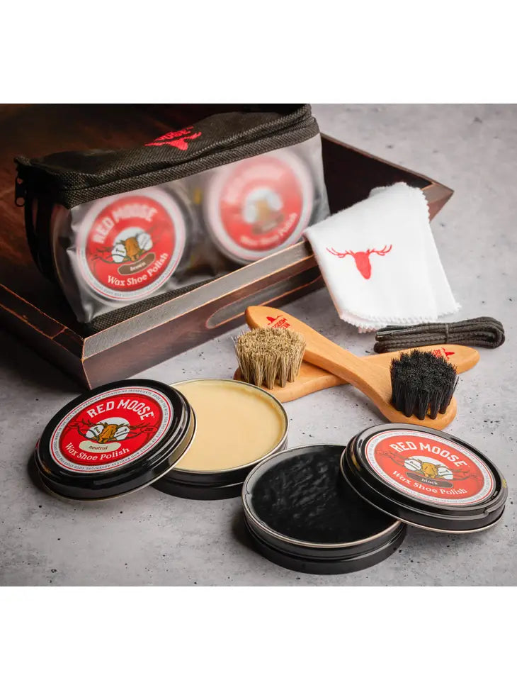 Wax Shoe Polish Kit