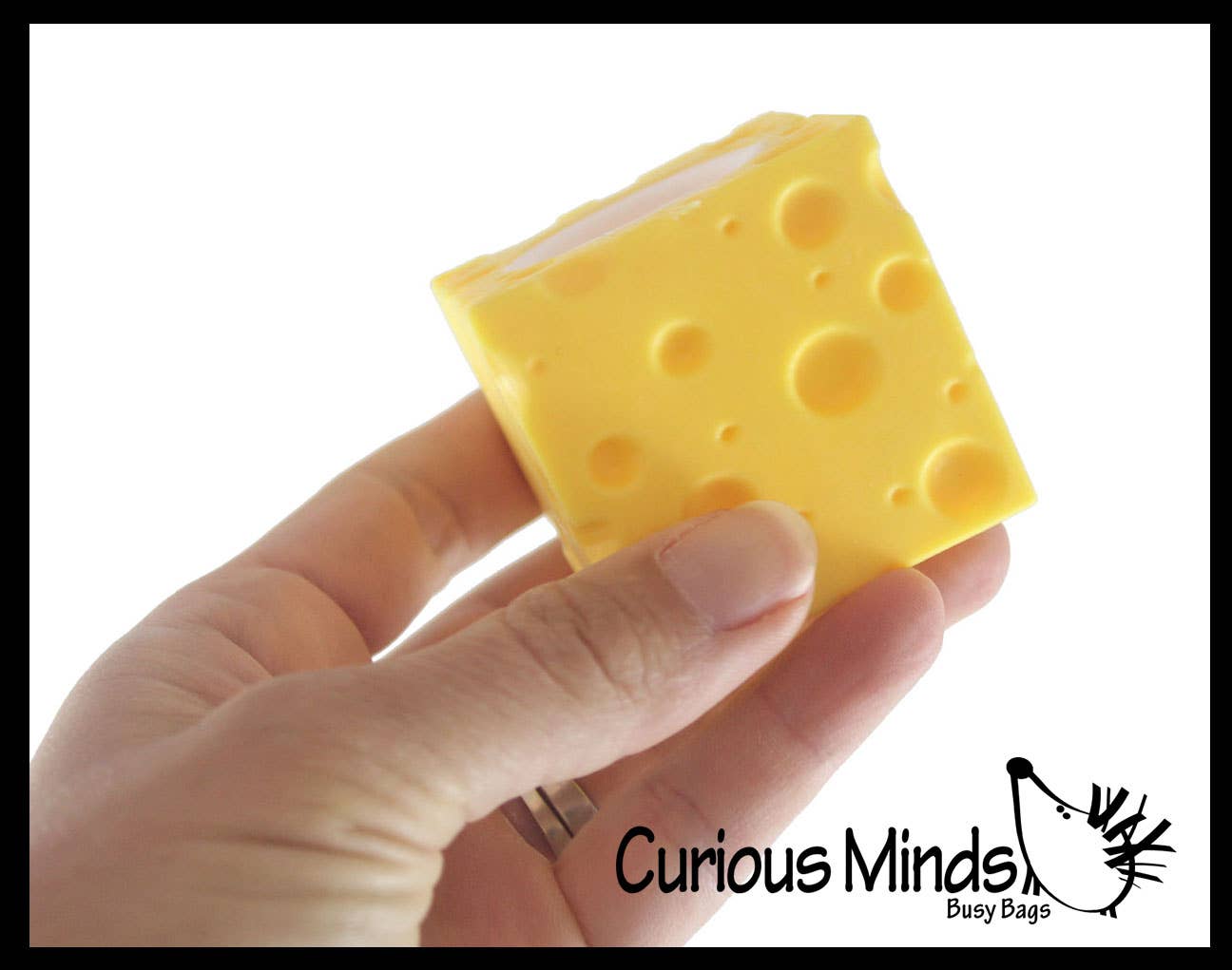 1 Mouse in Cheese - Adorable Pop Up - Cute Squeeze Toy - Fun