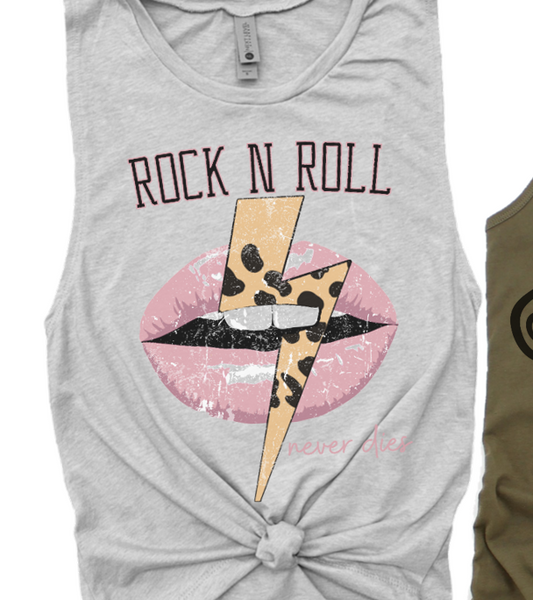 Rock & Roll Concert Club Retro Music Festival Graphic Tanks