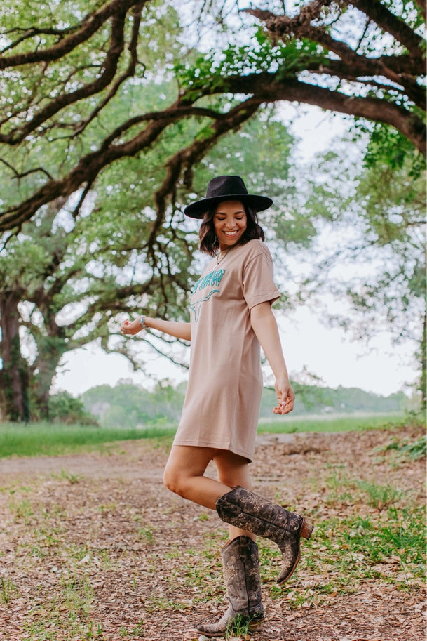 Yee Haw T shirt Dress