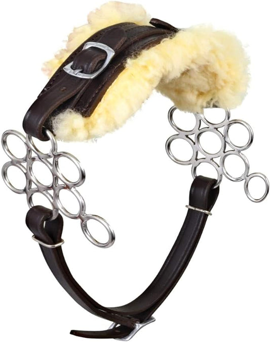 Hackamore, padded leather (NO CHIN STRAP)