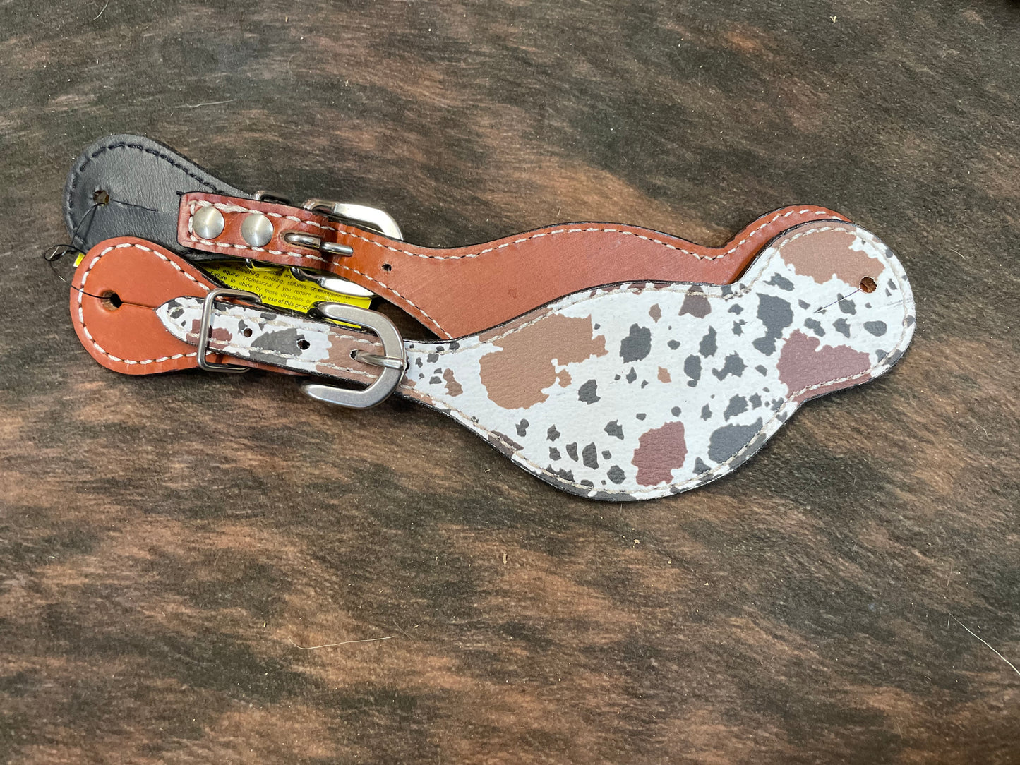 Showman Ladies Printed Spur Straps