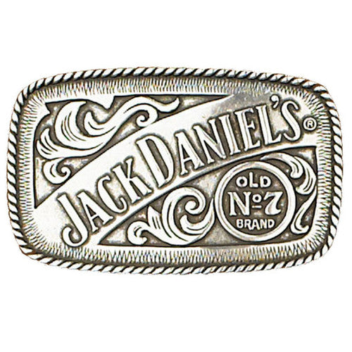 Officially Licensed - JD Old No 7 Rectangular Belt Buckle