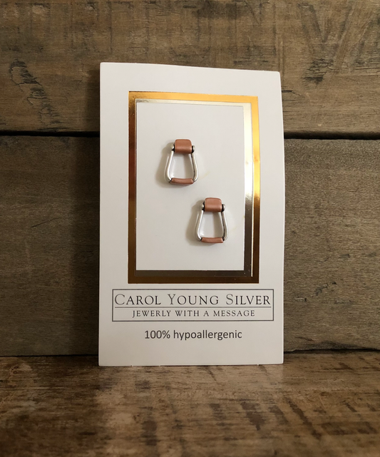Saddle Stirrup Earrings / Post